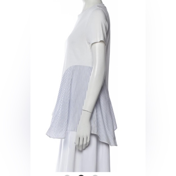 Stella McCartney t/shirt with asymmetrical side peplum. Sz 44 - Picture 2 of 5